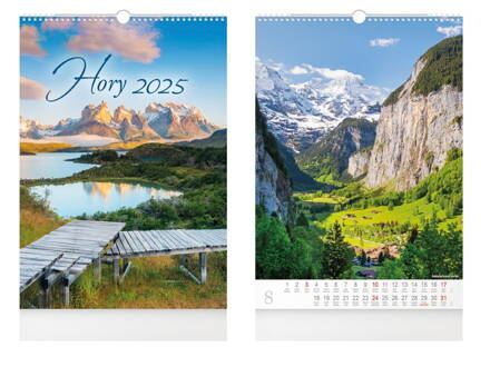 Kalendár 2025 nástenný Hory