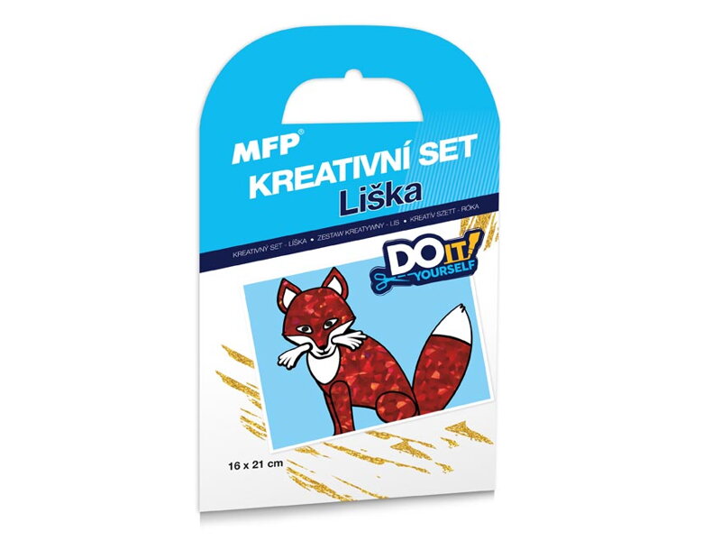 Kreatívny set - Líška - fóliová technika